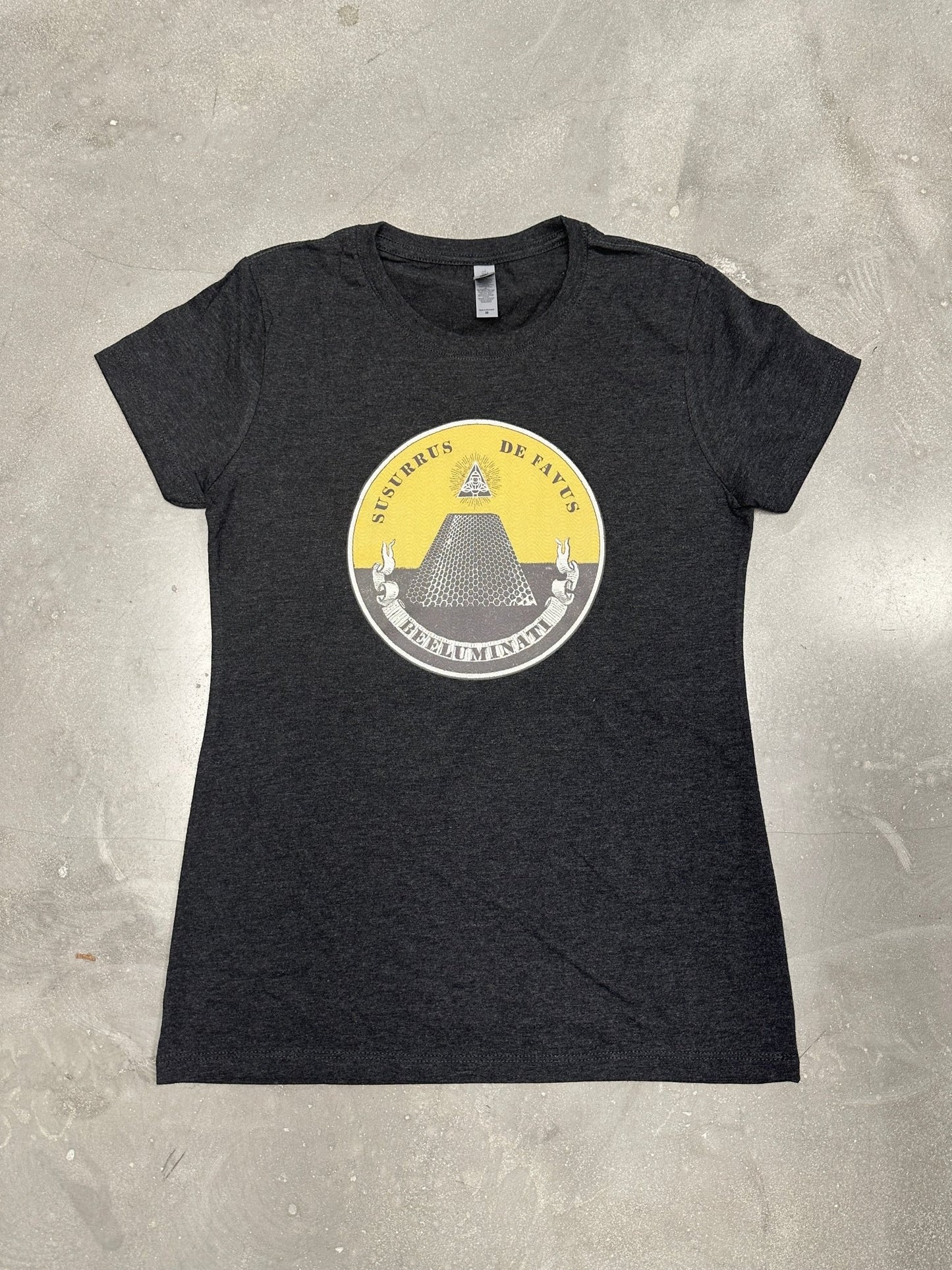 Womens Beeluminati Seal Tee - Honeyland