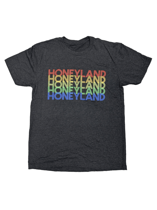 Mens Honeyland Rainbow Vision Tee - Honeyland